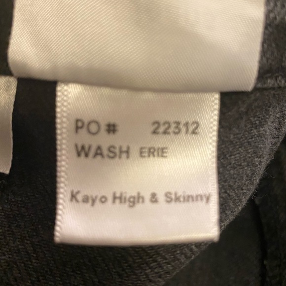 Reformation Keya High & Skinny Erie Wash Black Denim Jeans - Picture 9 of 9